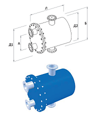Кожухопластинчатый теплообменник Pallant P 1000